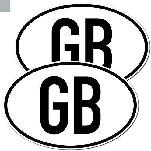 GreenIT Aufkleber Sticker Länderkennzeichen GB England Großbritannien Auto Pkw Bus LKW Anhänger Zeichen Symbol (2)