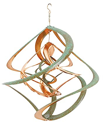 Red Carpet Studios Dreifach-Cosmix-Spinner zum Aufhängen, 45,7 cm, Kupfer und Edelrost