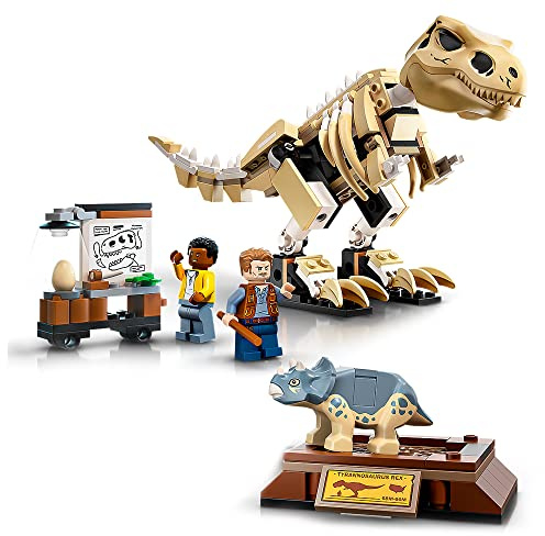 LEGO Jurassic World T. rex Dinosaur Fossil Exhibition 76940 Building Kit; Cool Toy Playset for Kids; New 2021 (198 Pieces)