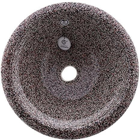 CERÁMICA RAMBLEÑA | Lavabo sobre encimera | Lavabo pequeño | lavabos redondos | Lavabo encimera | Lavabo suspendido | Modelo 04 | 41x41x18 cm