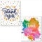 Pack of 2 - Thank You Wine Labels - Textured Self Adhesive Labels