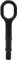 Gancho de Remolque de Coche, Gancho de Ojo de Remolque 1T0 805 615 a ​​Gancho de Ojo de Remolque de Servicio Pesado Anillo de Remolque de Parachoques Recambio para R32 Rabbit Negro