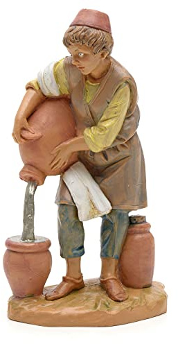Holyart Krippen von Fontanini: Amphoren Hirte 12 cm Fontanini