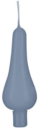 Kopschitz Baumkerzen Pariser Lichte Pacific Blau/Grau 9 x 3 cm 10 Stück, Weihnachtsbaumkerzen, Christbaumkerzen