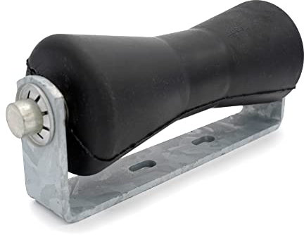 Rebadis Rouleau Central de quille, Largeur 200mm, spécial remorque Bateau avec axe et Support Acier à boulonner