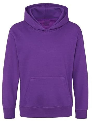 COOZO Unisex Bambini Felpa con Cappuccio - Viola - 12-13 Anni