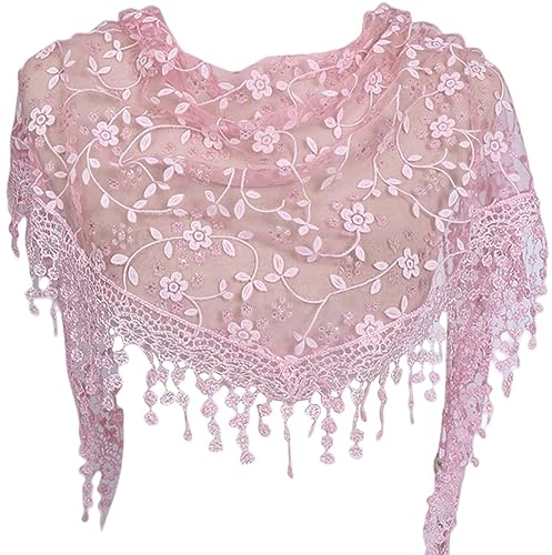 MAIRY Stola Damen Festlich Heißer Verkauf Damen Schal Lace Frauen Accessoires Tücher Halstuch Dreieck Schals DE138014