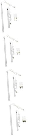DOITOOL LED-Lampe 8 Stück Smart-Sensor-Licht Led-Speisekammerlicht Kabelgebundene Led-Schrankbeleuchtung Kleiderschrank-Streifenlichter Bewegungssensoren Bewegungs-Schranklicht