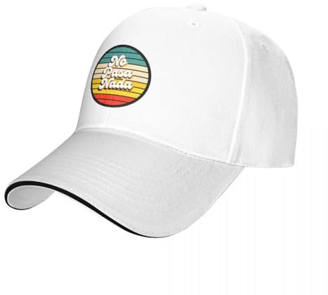 COSIUOS Basecap No Pasa Nada Baseball Cap Rave Strandhut Solarhut Elegante Damenmütze Herren