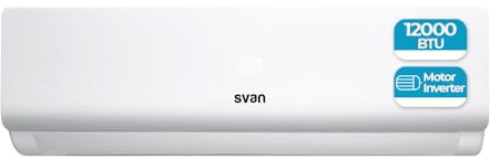 Svan Aire Acondicionado Split, 24000 BTU SAAS2400W. Bomba de Calor, Mando a Distancia, Temporizador, Clasificación Energética A++