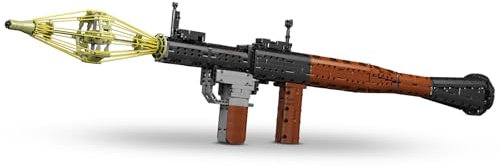 skicare Set di Mattoncini da Costruzione Modello di Pistola 1706 Pezzi – Giocattoli da Costruzione per Ragazzi, Regalo per Halloween e Natale, Kit da Collezione e Modello da Gioco (Lanciarazzi)