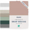 Dreamzie Drap Housse 90x200 Bonnet 35 cm pour Matelas Épais (Adapté Aussi 90x190) - 100% Microfibre - Rose Clair, Certifié sans Produits Chimiques (Oeko TEX), Drap Housse avec Élastique Complet