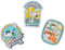 Grupo Erik Patches zum Aufbügeln Bügelbilder für Textilien Peanuts Snoopy Set 3 Bügelflicken Aufnäher Erwachsene und Kinder