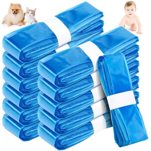 Windeleimer Nachfüllkassetten, 12 Stück Verdickte Geruchsdichte Wickeleimer Nachfüllfolie, Nachfüllkassetten Windeleimer Kompatibel mit Tommee Tippee, Angelcare, LitterLocker, Spross