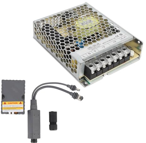Luocute 150W PoE Injector, AC Power Supply with 48-57V 3A Output and ESD Protection, Powerline Network Adapters for Mini System Network and Satellite Kits