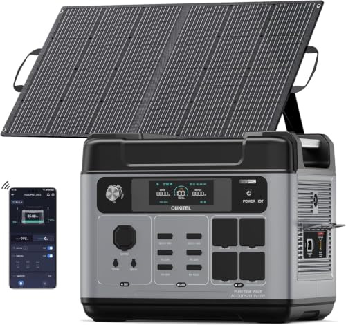 OUKITEL P2001E Pro 3200W Estación de Energía Portátil 2048Wh