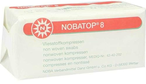 NOBATOP 8 Kompressen 5x5 cm unsteril 100 St