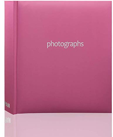ARPAN - Album per 200 foto, 10 x 15 cm, colore: Rosa acceso