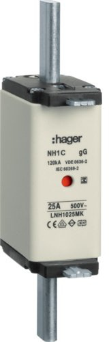 Hager LNH1025MK NH-Sicherungseinsatz NH1 gG 500V 25A