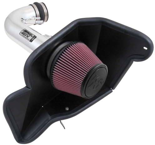 K&N Cold Air Intake System: High-Flow Air-Filter, Increase Performance & Horsepower: Compatible with 2015-2017 FORD Mustang GT, 69-3535TP