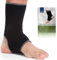 NEOtech Care Sprunggelenkbandage - Elastisches & Atmungsaktives - Mittlere Kompression (Schwarz, 1 Einheit, Größe L)