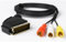 Prise péritel vers 3 câbles phono RCA 5 m