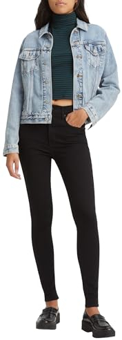 Levi's Damen Mile High Super Skinny Jeans , Black Galaxy , 31W / 32L