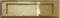 10 x 3.1/8 Inch Traditional Georgian Letter Box Plate Polished Brass