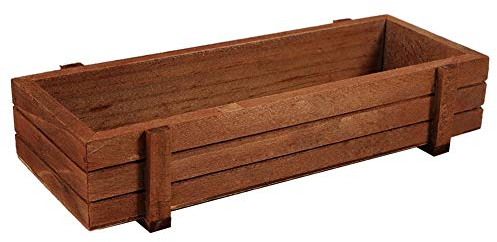 Bewinner Maceta de Flores de Madera Caja de Almacenamiento Suculenta del Rectángulo del Jardín del Hogar de Flor de Madera Interior/al Aire Libre de Hierba Mejor Regalo