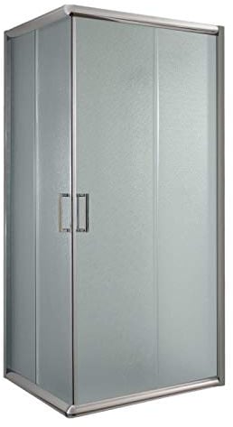 Idralite Box Mampara de Ducha Cuadrado 90x90 H198 Impreso C 6mm Mod. Alabama