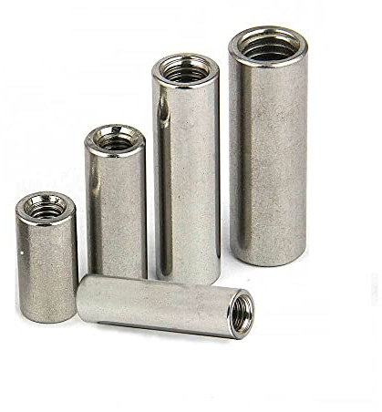 Gewindemuffen M6 - M20 Rundmuttern VA Edelstahl Langmuttern Verlängerungsmuttern (M10 x 40, 5)