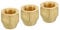 sourcing map Brass Flare Nut, 1/4 Flare Female Flared Tube Fitting Nut Connector Adapter for HVAC Air Conditioner, Pack of 5