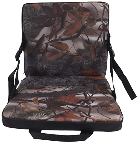 Fockety Klappstuhl Kissen, Oxford Cloth Lightweight Stadium Sitzkissen mit Aufbewahrungstasche, Griff, Schwamm, Portable Boot Kanu Kajak Sitz für Sportveranstaltungen Reisen Wandern Angeln