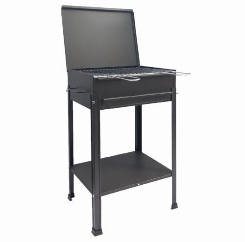MILLE SRL Barbecue a Carbone in Ferro Stromboli 60x40x78h - BBQ Artigianale