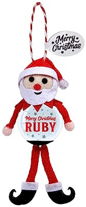 Personalised Snowglobe tree decoration (Ruby)