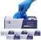 Surgicals Powder Free Nitrile Gloves, Food Grade, Hand Disposable Gloves - 500 Count - Blue (500, Large)