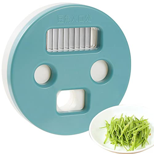 Povanjer Bohnenschneider,Gemüseschneider für grüne Bohnen für den Haushalt Frencher Stringer - Frühlingszwiebel-Pfefferschneider Shredder, Veggie Slicer Cutter Shredder Tool