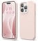 elago Cover Silicone Liquido Compatibile con iPhone 15 Pro Case, Custodia Silicone Premium, Protezione Completa [Struttura Antiurto a 4 Strati], Fodera in Morbida Microfibra Antigraffio (Lovely Rosa)