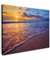 MuchoWow© Impression sur Toile Photo Peinture 40x30 cm Tableau Decoration Murale Chambre Salon Maison Deco Cuisine Mer - Plage - Coucher de soleil - Nuages - Horizon