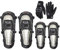 Ginocchiere Moto + Guanti Moto, Accessori Moto, Protettori da Moto per Ginocchia, Guanti mtb, Guanti Motocross, Armatura Moto, Protezioni Moto (Guanti L)