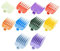 XKSOCT Pettini per Trimmer/Clipper 10 per professionale Tagliacapelli Guide di taglio codificate/pettini per Wahl Tagliacapelli