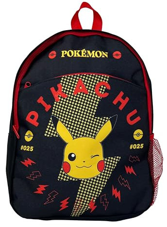 Blueprint Collections Pokemon Rucksack | Pokemon Schulranzen | Pikachu Rucksack | Pokemon Tasche | Pikachu Rucksack | Kinderrucksack | Pokemon Stationery, mehrfarbig, M