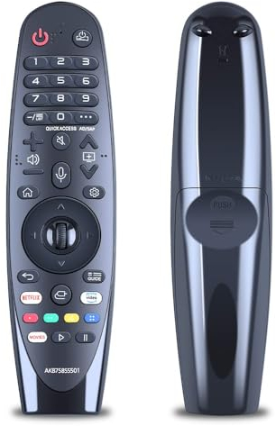 TCNOUMT Ersatz AKB75855501 Voice Magic-Fernbedienung kompatibel für LG Magic Smart TV-Fernbedienung AN-MR20GA AN-MR19BA AN-MR18BA