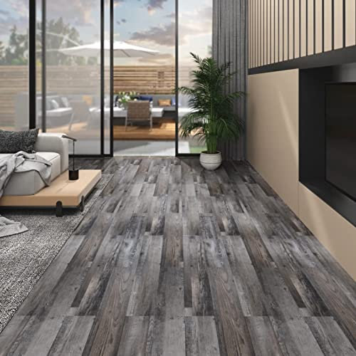 Rantry Bodenleisten PVC 5,02 m² 2 mm selbstklebend Industrie-Holz, Leiste für Innenböden, Innenbeläge, Bodenbeläge, PVC-Böden, Innenböden