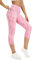Buepeara Damen Yoga Leggings mit Taschen, High Waist Sporthose Tights Laufhose Fitnesshose Yogahose 08 L