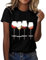 Gyaimxfu Magliette Donna Scollo a V Top Casual Camicia T-Shirt Estiva T Shirt Donna Corta Manica Estiva per Il Tempo Libero Palestra Sexy T Shirt Tee Maglietta Cotone Training