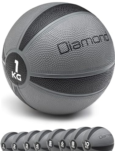 G5 HT SPORT Medizinbälle aus Odorless Gummi [erhältlich von 1 kg bis 10 kg] Fitness- und Physiotherapie-Bälle, ideal für Muskelaufbau, Ausdauer und Geschwindigkeit
