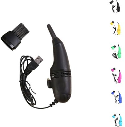 QingxingFa Pro Vacuum Cleaner, Multi-functional Computer & Sewing Machine Vacuum, USB Handheld, Black