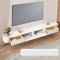 XDCXYD Estantes De Almacenamiento Para Soporte De TV Flotante Mueble De TV Montado En La Pared Mueble De TV Hueco En La Parte Posterior Con Orificios Para Cables Varios Tamaños Y Colores Armarios(Blan