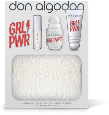 Set estuche Regalo Don Algodón Girl Power – Fragancia femenina y productos de belleza, edición limitada, ideal para cumpleaños y ocasiones especiales